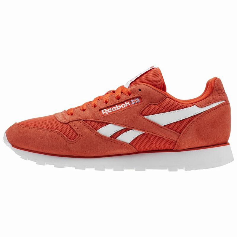 Tenisi Reebok Classic Leather Barbati Portocalii Romania NV2705BA